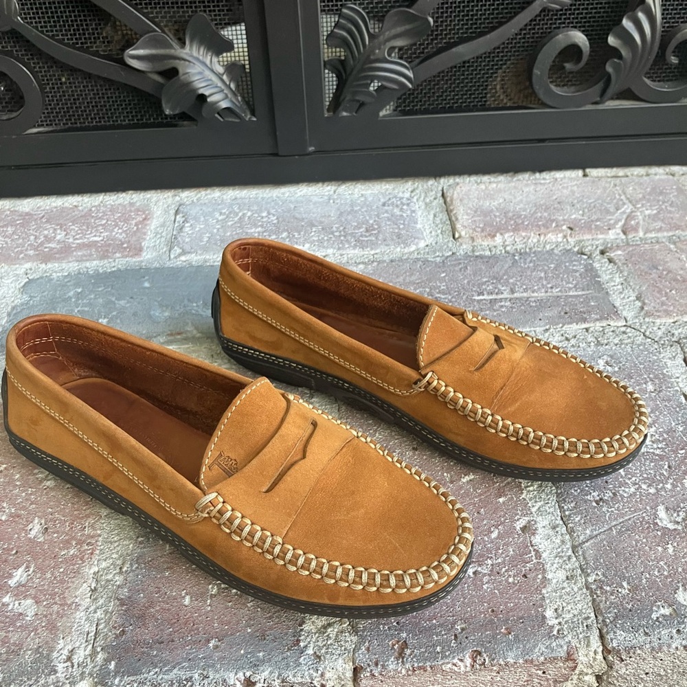 Tod's Suede Leather Loafers Moccasins Sz 36 (US7)